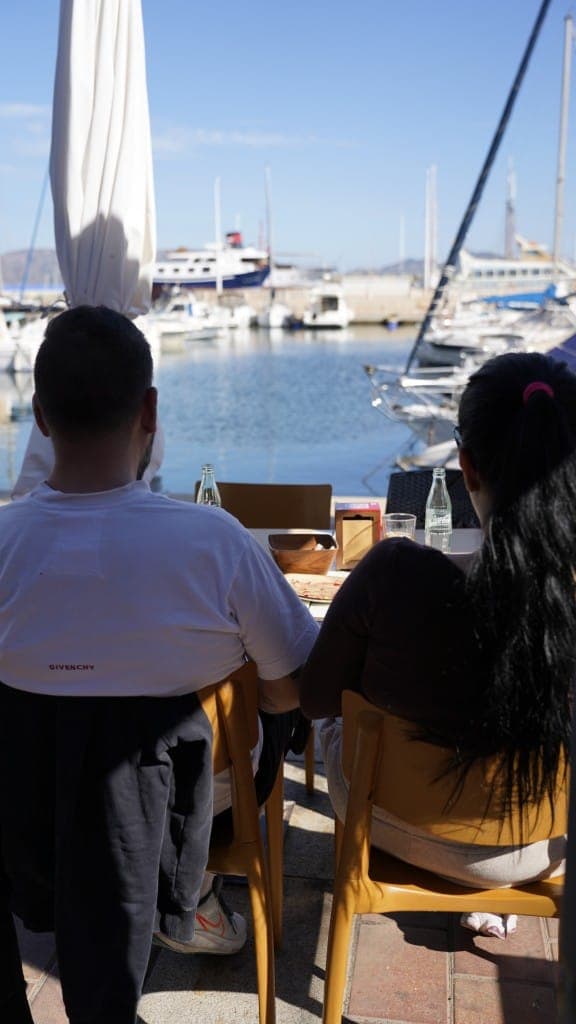 Terrazas junto al mar de Viggos en Puerto de Mazarrón